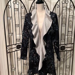 Reversible faux suede jacket